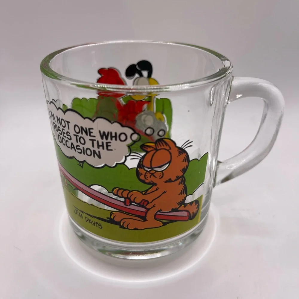 Garfield Odie McDonalds vintage coffee cup lot bundle 70’s 80’s Jim Davis Cups‎